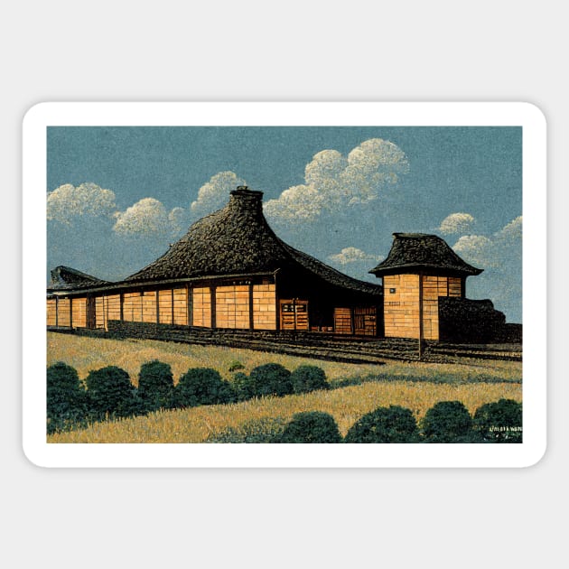 Rural Farmhouse Sticker by RLP.Art